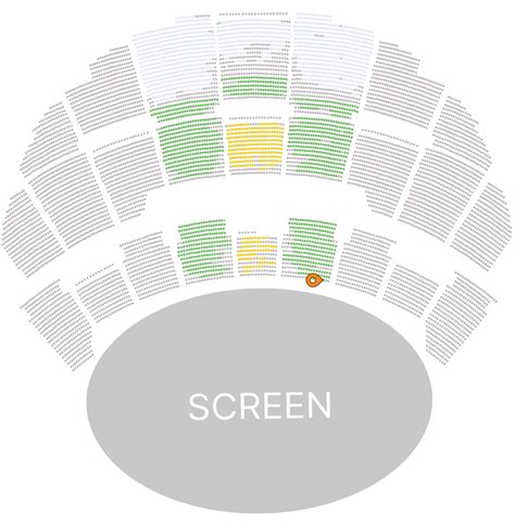 The approximate view of the screen from your seat can be found here. . The sphere best seats